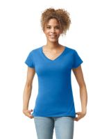 Softstyle V-hals Dames T-Shirt bedrukken | Gildan