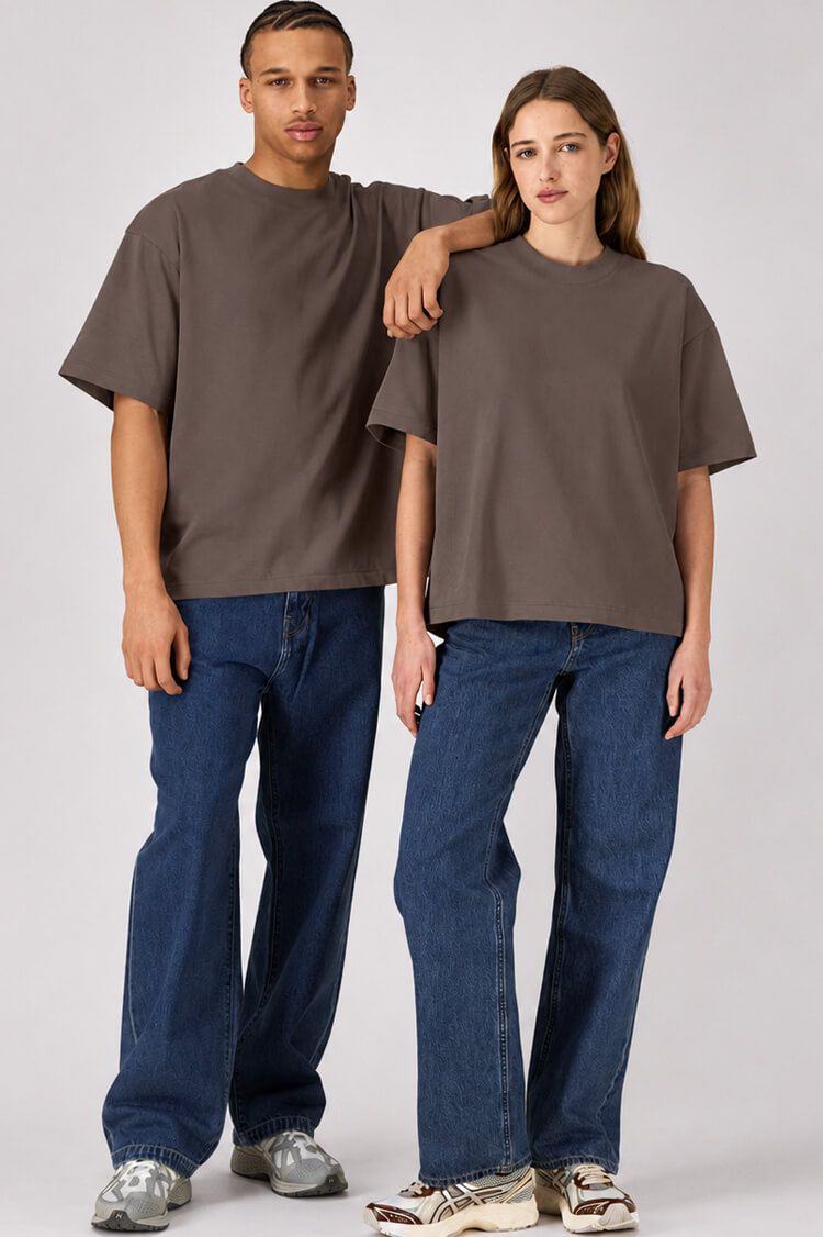 Stanley Stella Asher Zwaar Oversized Unisex T-shirt bedrukken | Stanley & Stella
