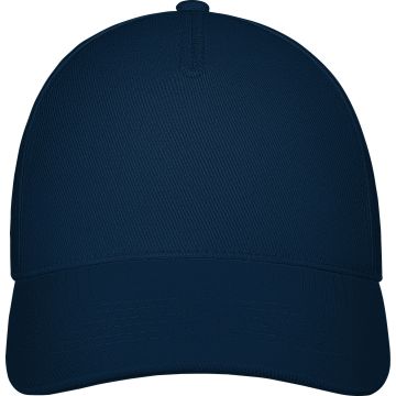 Myrtle Beach 5-Panel Cap personaliseren – Voor – Marineblauw