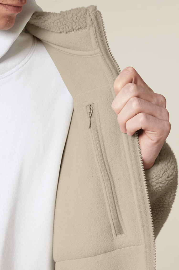 Stanley Stella Brooker sherpa fleecejas bedrukken | Stanley/Stella