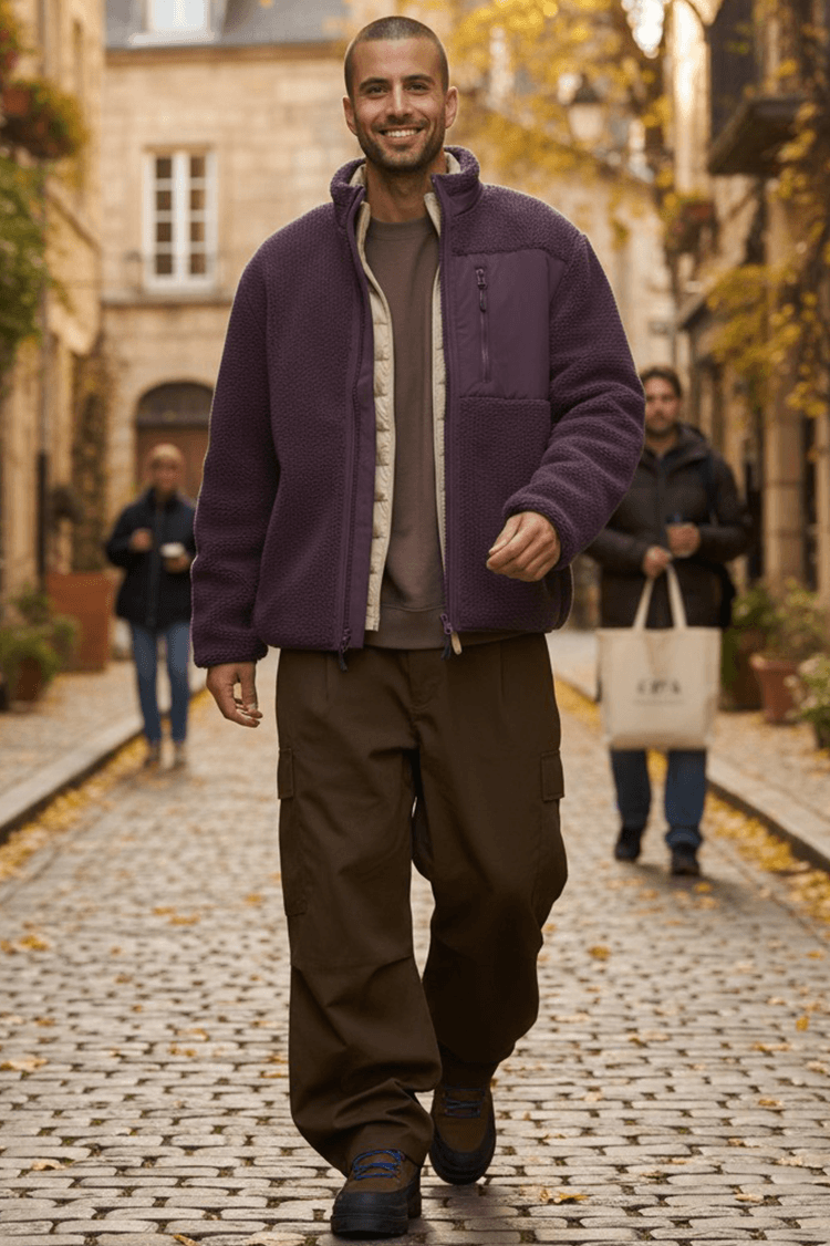 Stanley Stella Brooker sherpa fleecejas bedrukken | Stanley/Stella