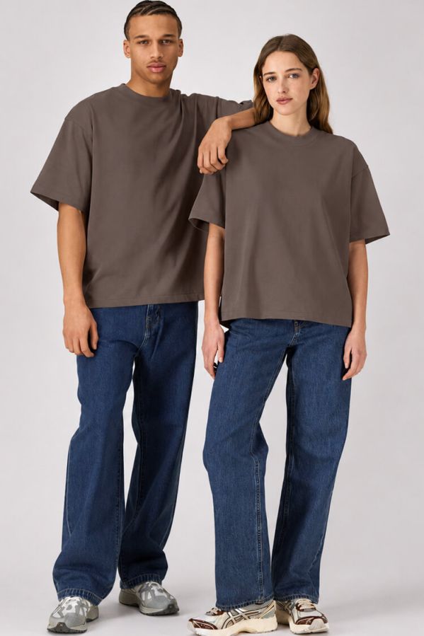 Stanley Stella Asher Zwaar Oversized Unisex T-shirt bedrukken | Stanley/Stella