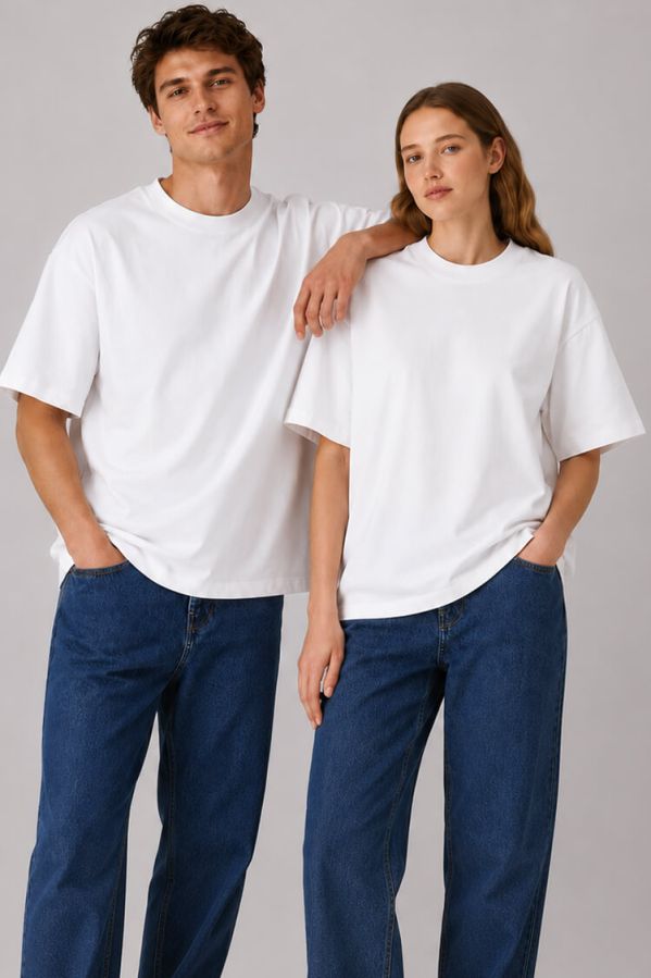Stanley Stella Asher Zwaar Oversized Unisex T-shirt bedrukken | Stanley/Stella