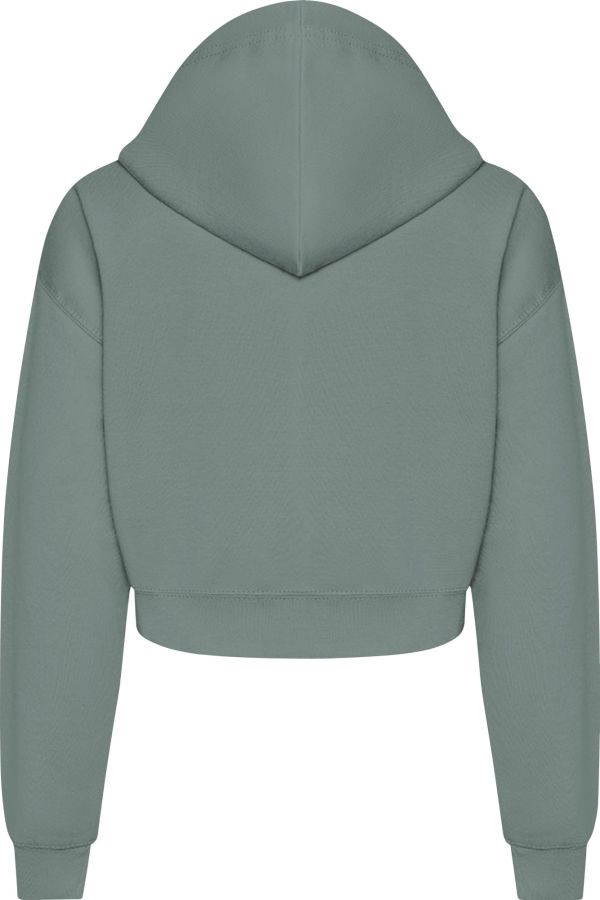 Cropped Zoodie dames hoodie bedrukken | Just Hoods