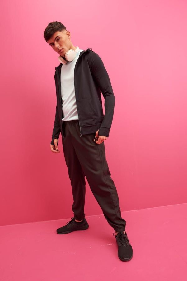 Just Cool Contrast Zoodie bedrukken voor heren | Just Cool