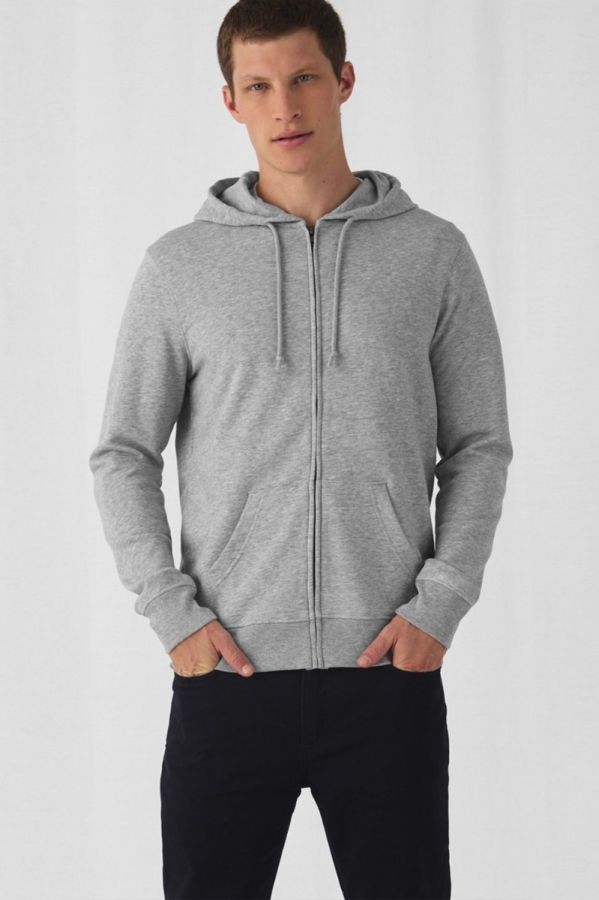 B&C Inspire Zipped Hood Heren Hoodie Bedrukken | B&C