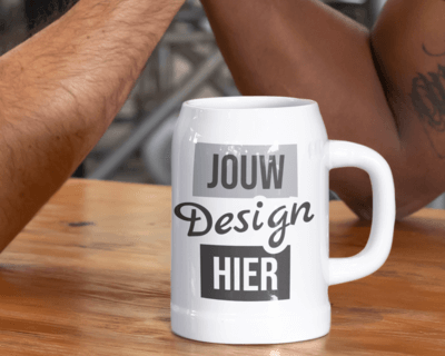 #1 idee cadeau voor je broer: een bedrukte bierpul