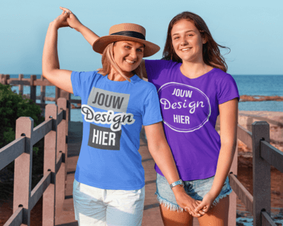 Vriendinnenvakantie outfits en bedrukte T-shirts