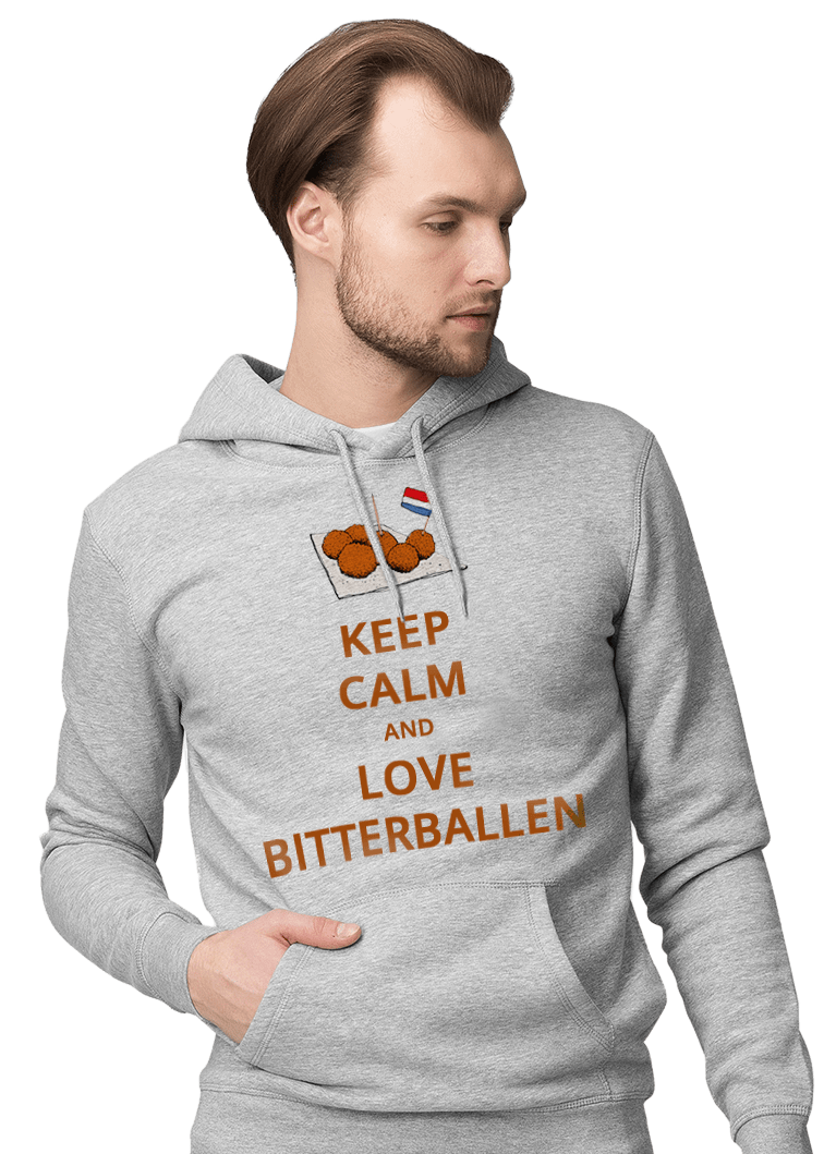 Heren hoodie bedrukken - Man in hoodie bedrukt met eigen ontwerp