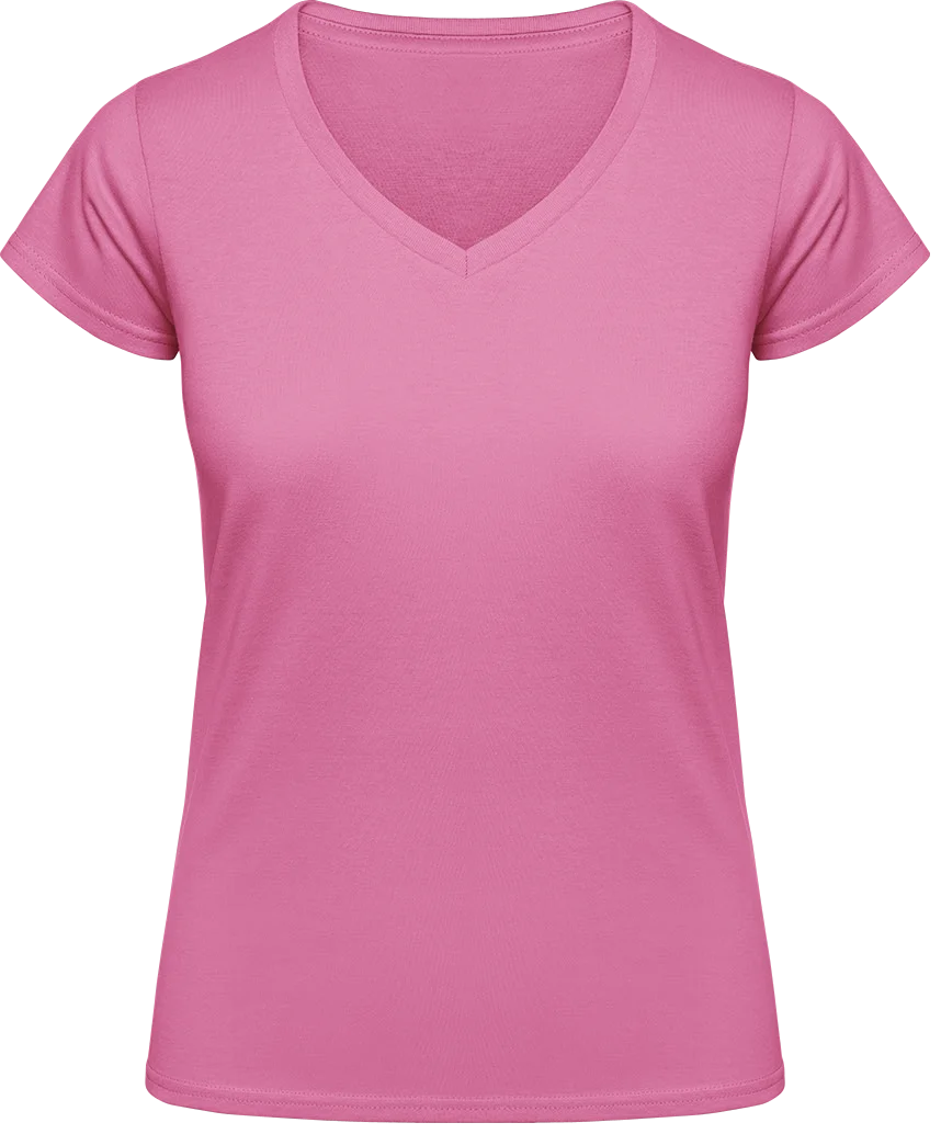 Softstyle V-hals Dames T-shirt bedrukken