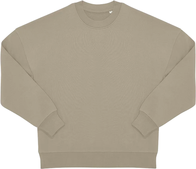B&C Oversized Influence Crew sweater bedrukken