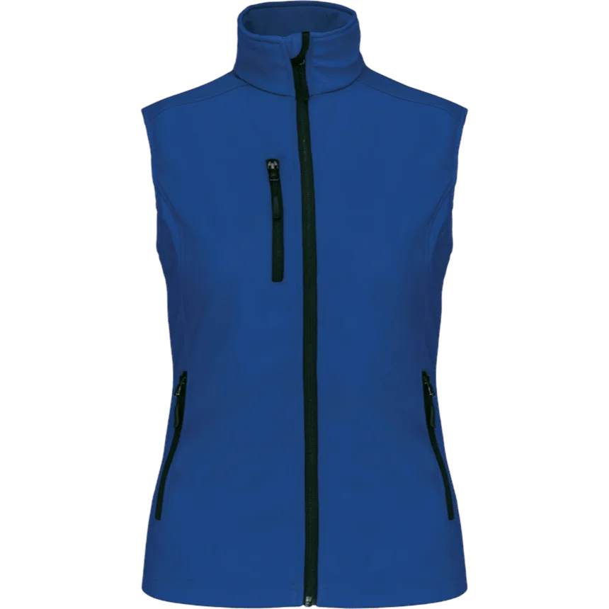 Kariban softshell bodywarmer voor dames bedrukken - 3-laags