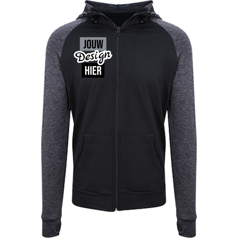Just Cool Men's Cool Contrast Zoodie personaliseren