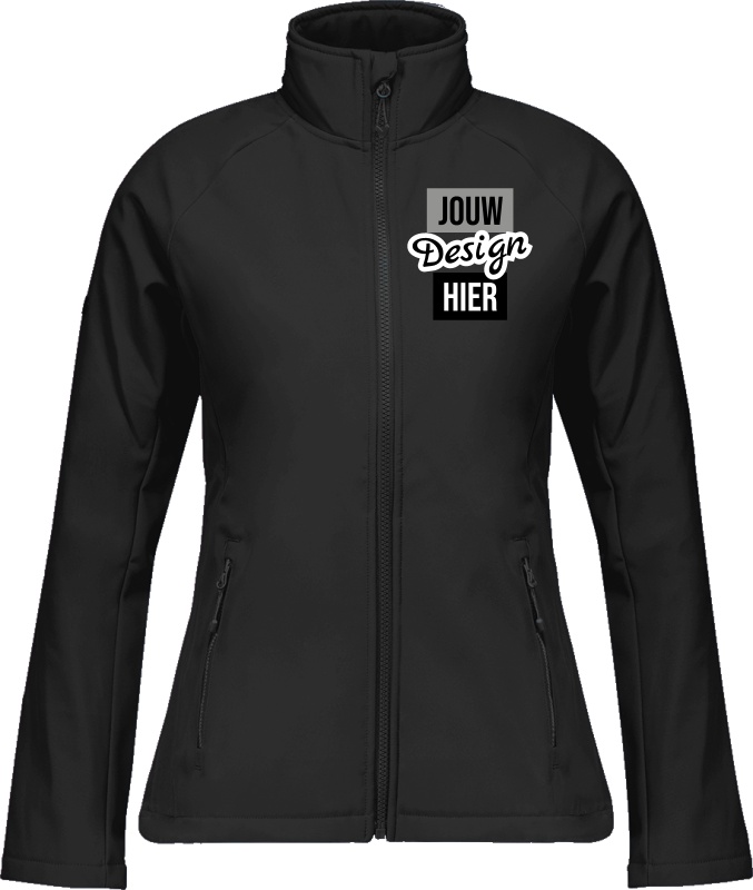 JAKO Softshelljas Team Dames personaliseren