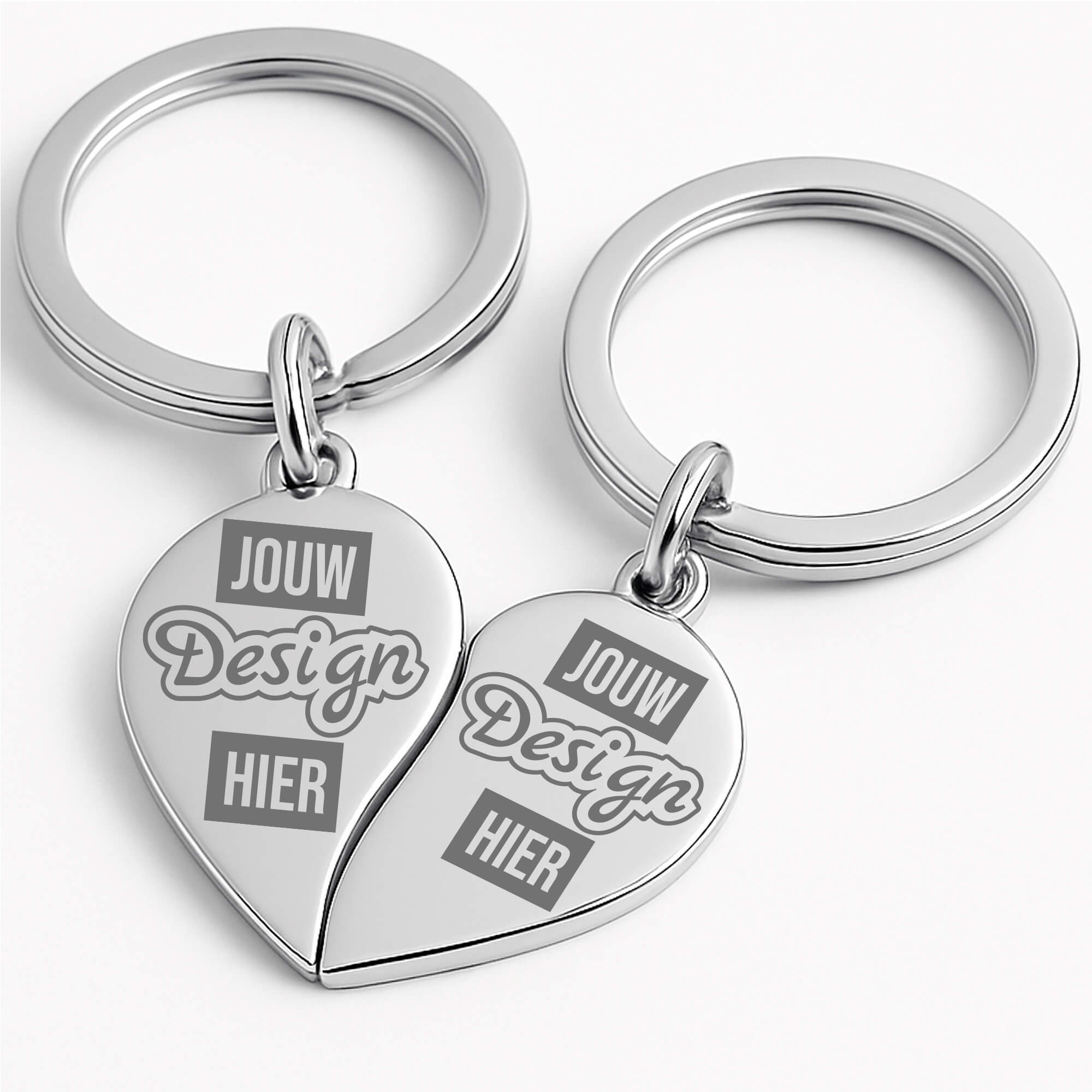 Omnishirt Key Chain Split Heart